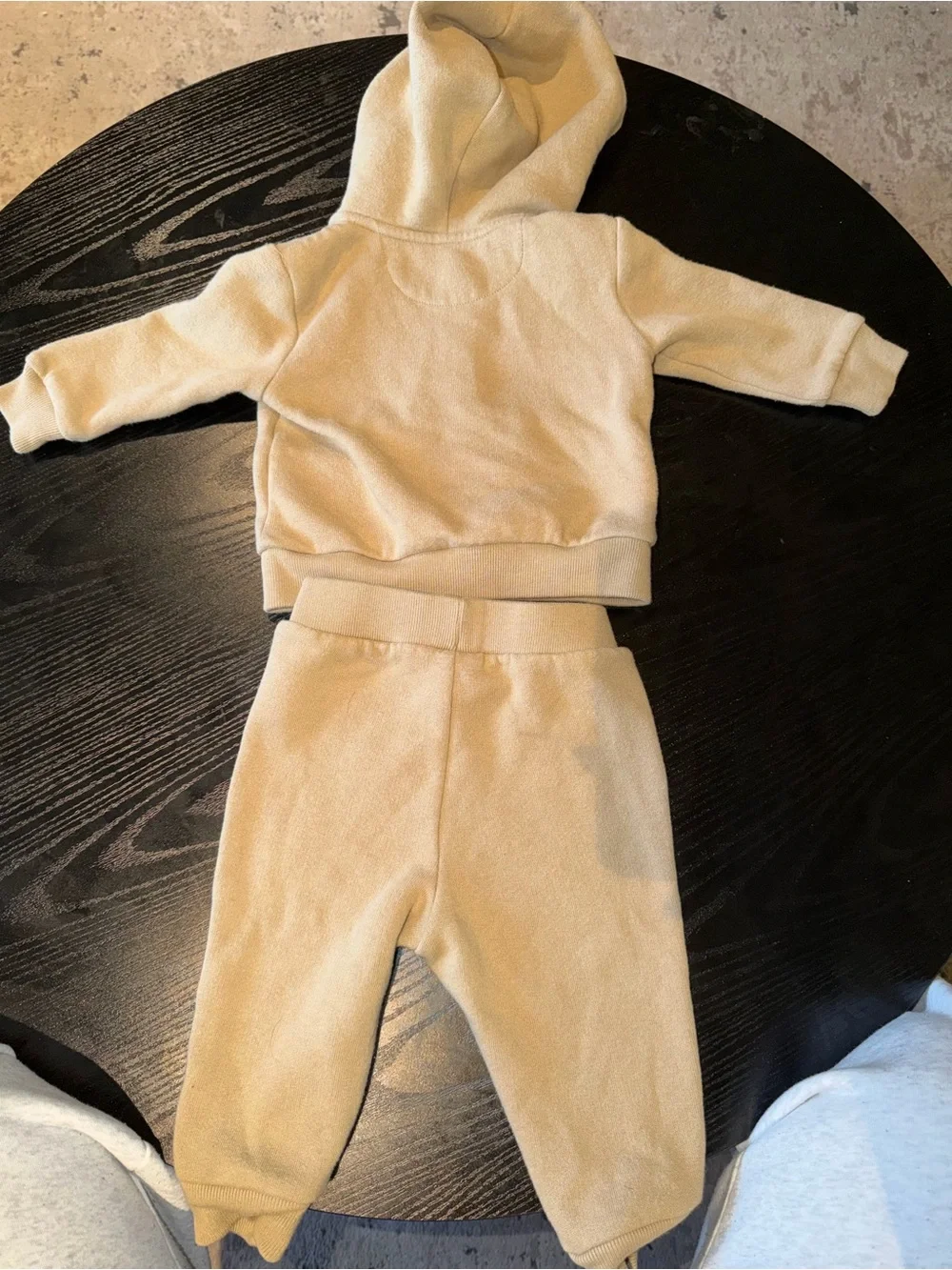 Ralph Lauren Kids Hooded Zip Jacket and Pants Set - Tan 9M